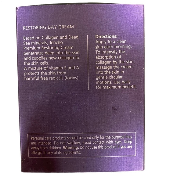 Jericho Premium Restoring Day Cream 1.76 Oz Brand New - Picture 4 of 5